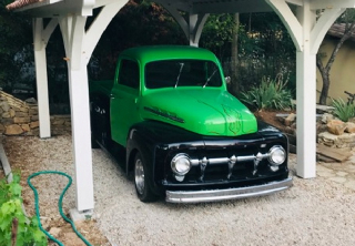 Ford F 100 1951 Vert et noir