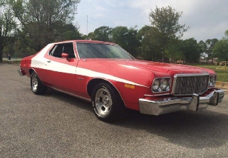 Ford Gran Torino 1976 Rouge/Blanc