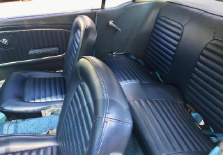 Location Ford Mustang 1965 bleu