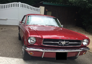 Ford Mustang 1965 Rouge