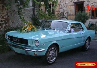 Location Ford Mustang 1965 Turquoise