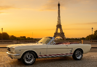 Location Ford MUSTANG 1966 Crème