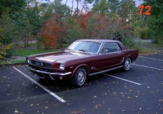 Location FORD MUSTANG 1966 BORDEAUX