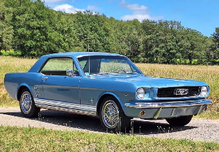 Ford MUSTANG 1966 SILVER BLUE