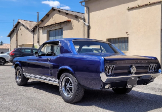 Location Ford Mustang 1967 Bleue