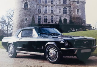 Location Ford Mustang 1967 noir