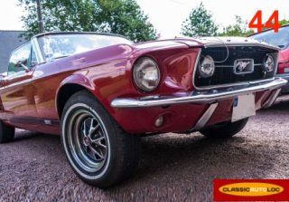 Location Ford MUSTANG 1967 ROUGE
