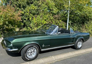 Location Ford Mustang 1967 Vert foncé (Bullit)