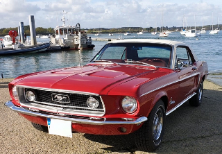Ford Mustang 1968 Candyapple Red