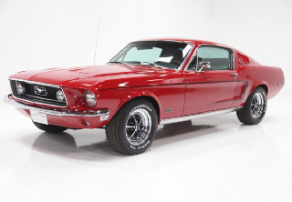 Location Ford Mustang  1968 RedCandy Apple 