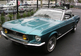 Ford Mustang 1968 Turquoise