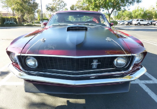 Location Ford mustang Mach 1 1969 bordeaux
