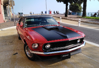 Ford MUSTANG 1969 ROUGE