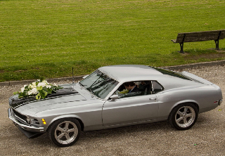 Location Ford Mustang 1970 Grise