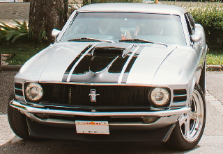 Location Ford Mustang 1970 Grise