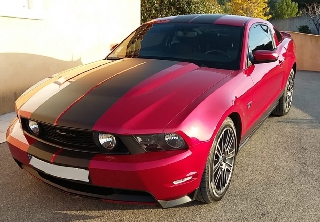 Ford Mustang 2010 rouge  Devil 