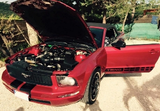 Location Ford Mustang 2007 rouge