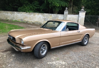 Location Ford Mustang fastback 1965 Or