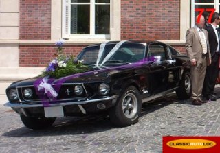 Location FORD Mustang Fastback 1968 Noir