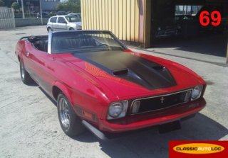 Location Ford Mustang Mach1 1971 Rouge