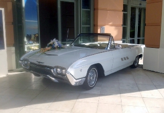 Ford Thunderbird 1963 bleu pastel