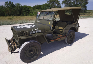 Jeep hotchkiss 1964 vert olive
