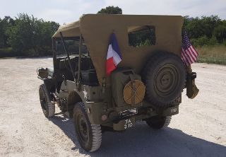 Jeep hotchkiss 1964 vert olive