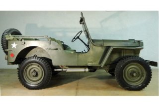 Jeep Willys 1960 Kaki