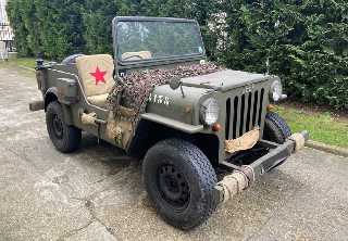 Jeep Hotchkiss militaire 1981 Kaki