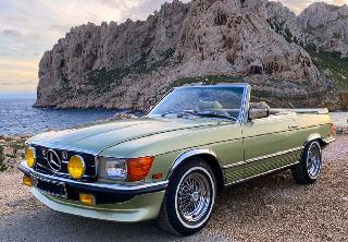 Mercedes 280 SL 1976 Vert