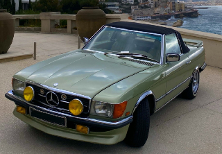 Mercedes 280 SL 1976 Vert