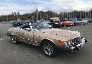Mercedes Benz 350 SL 1984 Gold
