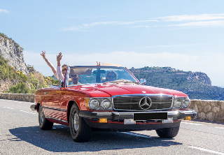 Mercedes Benz 380 SL 1983 Rouge