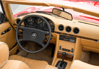 Mercedes Benz 380 SL 1983 Rouge