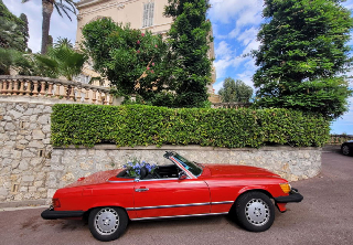 Mercedes Benz 560 SL 1987 Rouge