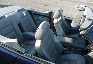 Mercedes Benz E320 cabriolet 1995 bleu  foncé