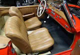 Mercedes Benz sl 190 1957 rouge