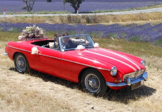 MG B 1967 rouge