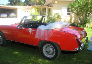 Mg midget 1974 rouge