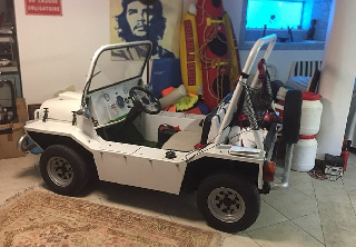 Mini Moke Schmitt 1983 Blanc