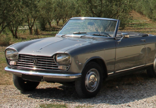 Peugeot 204 cabriolet 1968 Gris