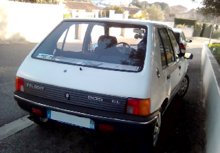 Peugeot 205 1989 blanc
