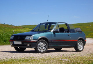 Peugeot 205 CTI Bleu Atlantide