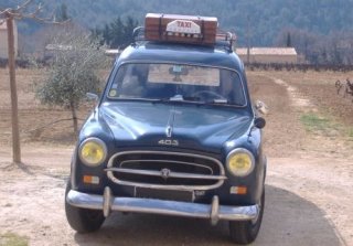 Peugeot 403 1958 bleu