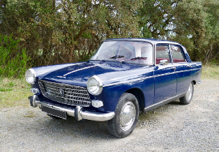 Peugeot 404 1963 bleu