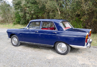 Peugeot 404 1963 bleu