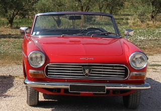 Peugeot 404 cabriolet 1965 Rouge