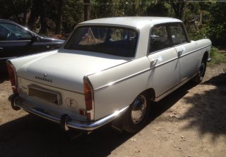 Peugeot 404 SL Injection 1967 Blanche
