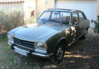 Peugeot 504 TI 1978 Marron métal
