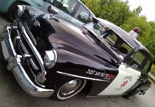 Plymouth Police 1951 Noir/Blanc